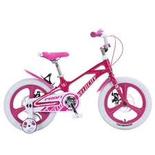 Детский велосипед Prof1 Velocity 16д. MB16VCG pink розовый с держателем для бутылочки